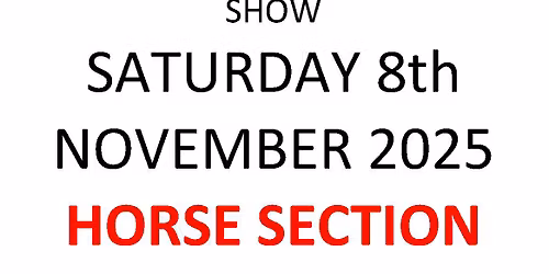 KOROIT AGRICULTURAL SOCIETY HORSE SHOW