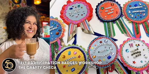 Felt Participation Badges with the Crafty Chica