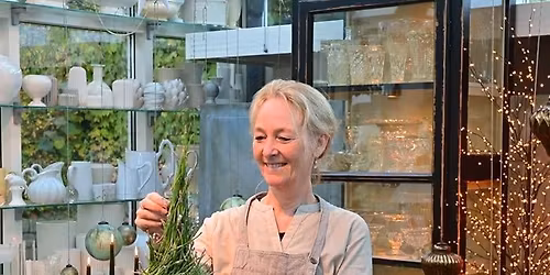 Juleinspiration ved blomsterdekorat\u00f8r Hanne Utoft