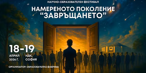 \u041d\u0430\u0446\u0438\u043e\u043d\u0430\u043b\u0435\u043d \u043d\u0430\u0443\u0447\u043d\u043e-\u043e\u0431\u0440\u0430\u0437\u043e\u0432\u0430\u0442\u0435\u043b\u0435\u043d \u0444\u0435\u0441\u0442\u0438\u0432\u0430\u043b "\u041d\u0430\u043c\u0435\u0440\u0435\u043d\u043e\u0442\u043e \u043f\u043e\u043a\u043e\u043b\u0435\u043d\u0438\u0435 - \u0417\u0430\u0432\u0440\u044a\u0449\u0430\u043d\u0435\u0442\u043e"