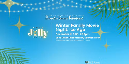 FREE! Winter Family Movie Night: Ice Age