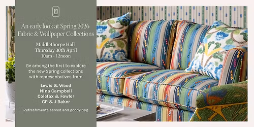 Explore the New Spring 2026 Fabric & Wallpaper Collections
