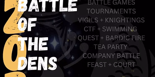 Battle of the Dens - The Duchie of Wolvenfang  and Kingdom of the 9 Blades Summer Coronation.