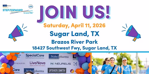 Step Forward to Cure TSC\u00ae -  Sugar Land, TX 