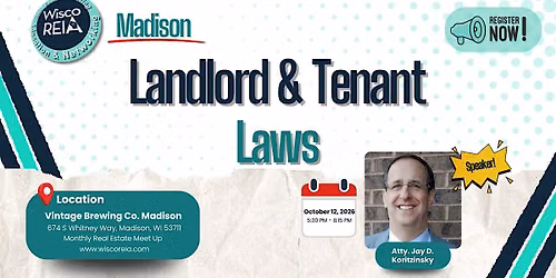 WiscoREIA Madison: Landlord & Tenant Laws