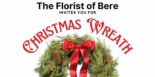 Christmas wreath making