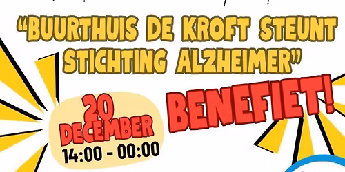 Buurthuis de kroft steunt stichting Alzheimer