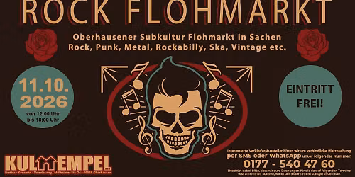 ROCK FLOHMARKT - 15. Oberhausener Subkultur Flohmarkt