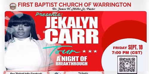 Jekala Carr "A Night Of Breakthrough"