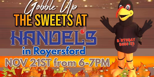 Turkey Meet & Greet at Handel's Ice Cream in Royersford