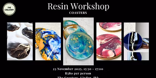 Resin Workshop: Coasters