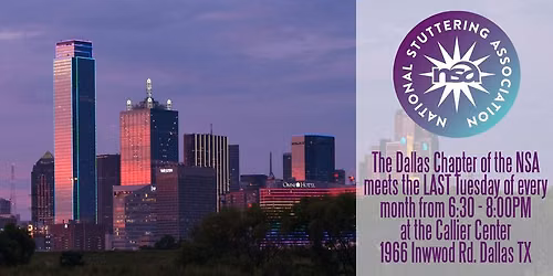August Dallas NSA monthly meeting!