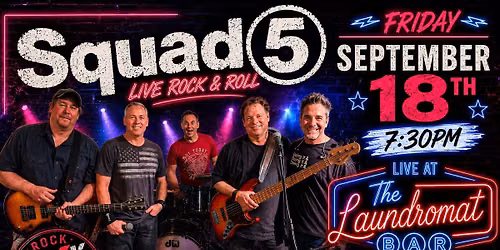 Squad5 at the Laundromat Bar!