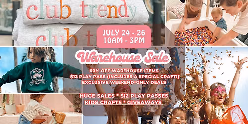 WAREHOUSE SALE 