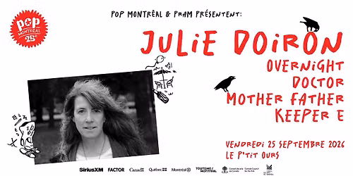 Julie Doiron + Overnight + Doctor Mother Father + Keeper E.