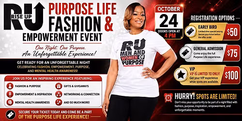 Purpose Life Fashion & Empowerment Event