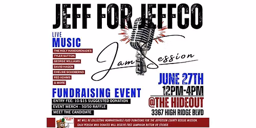 JEFF FOR JEFFCO JAM SESSION