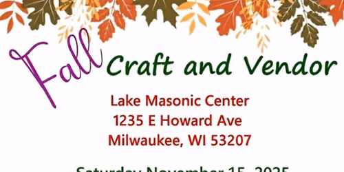 Fall Craft and Vendor Fair