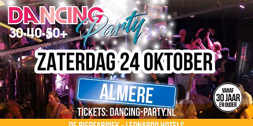 30•40•50+ Dancing Party Almere!