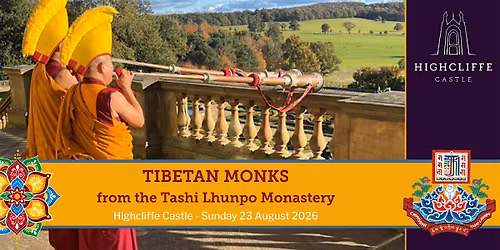 Tibetan Monks from the Tashi Lhunpo Monastery at Highcliffe Castle