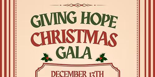 Giving Hope Christmas Gala
