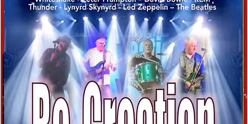 RE - CREATION Rock covers free entry