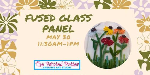 Fused Glass Panel