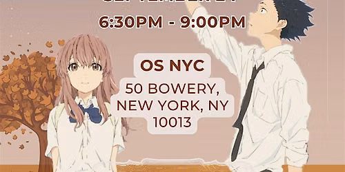 Anime Watch Party at OS NYC!