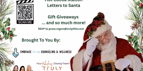 Client Appreciation Event - Pictures with Santa