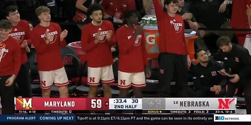 Maryland Terrapins at Nebraska Cornhuskers Football at Nebraska Memorial Stadium