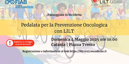 Pedalata per la Prevenzione Oncologica con LILT