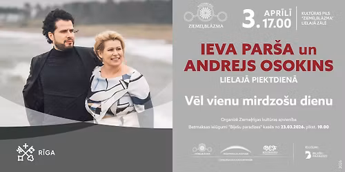 V\u0112L VIENU MIRDZO\u0160U DIENU | Ieva Par\u0161a un Andrejs Osokins Lielaj\u0101 piektdien\u0101
