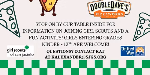Girl Scout Night at Double Dave's! 
