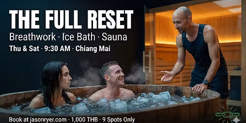 Chiang Mai Ice Bath Experience: Breathwork + Sauna w\/ Jason Ryer