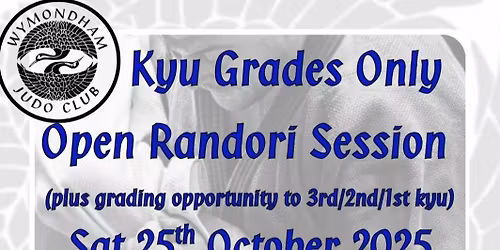 Kyu grade open randori
