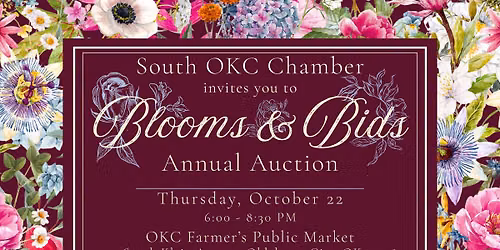 "Blooms & Bids" South OKC Chamber Annual Auction 2026