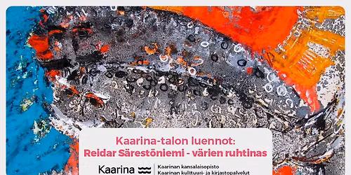 Kaarina-talon luennot: Reidar S\u00e4rest\u00f6niemi - v\u00e4rien ruhtinas
