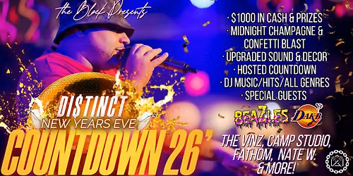 NEW YEARS EVE COUNTDOWN 26' with DI$TINCT!
