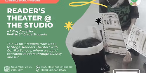 Readers from Book to Stage: Readers Theater (2-Day Camp)