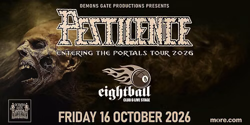 Pestilence \u03a0\u03b1\u03c1\u03b1\u03c3\u03ba\u03b5\u03c5\u03ae 16 \u039f\u03ba\u03c4\u03c9\u03b2\u03c1\u03af\u03bf\u03c5, Eightball \u0398\u03b5\u03c3\u03c3\u03b1\u03bb\u03bf\u03bd\u03af\u03ba\u03b7