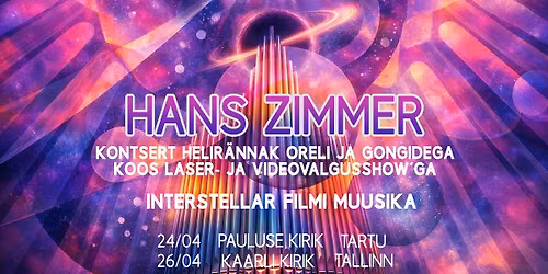 TALLINN. HANS ZIMMER. Orel ja Gongid \/ \u0413\u0410\u041d\u0421 \u0426\u0418\u041c\u041c\u0415\u0420. \u041e\u0440\u0433\u0430\u043d \u0438 \u0413\u043e\u043d\u0433\u0438