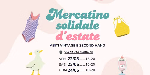Mercatino Solidale d'Estate