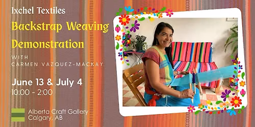 Backstrap Weaving Demo with Carmen Vazquez-Mackay