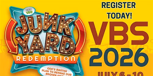 JUNK YARD REDEMPTION Vacation Bible School
