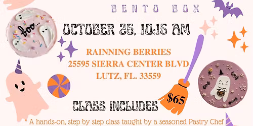 SPOOKY BENTO BOX CAKE DECORATING CLASS