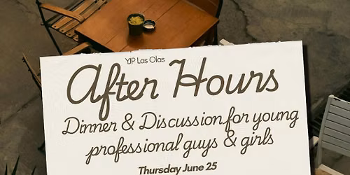 Dinner and Discussion for Young Jews