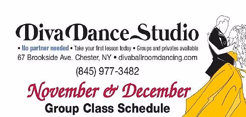 November & December Group Class Schedule!