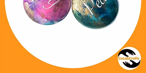 Alcohol Ink Ornaments Class