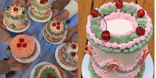 Merry Pinkmas: Brunch and Mini Cake Decorating Class in Tomball