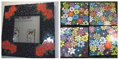 Mosaic Mirror\/Stepping Stone ,R495.00, 12, 25 Sep, 10, 30 Oct, 6,28 Nov